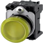 Sinalizador Luminoso 22MM Amarelo 24V 3SU1102-6AA30-1AA0