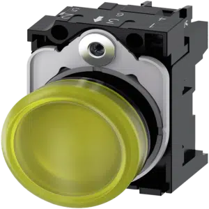 Sinalizador Luminoso 22MM Amarelo 24V 3SU1102-6AA30-1AA0