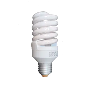 Lâmpada Económica Espiral 25W E27 2700K Ref. 1412170