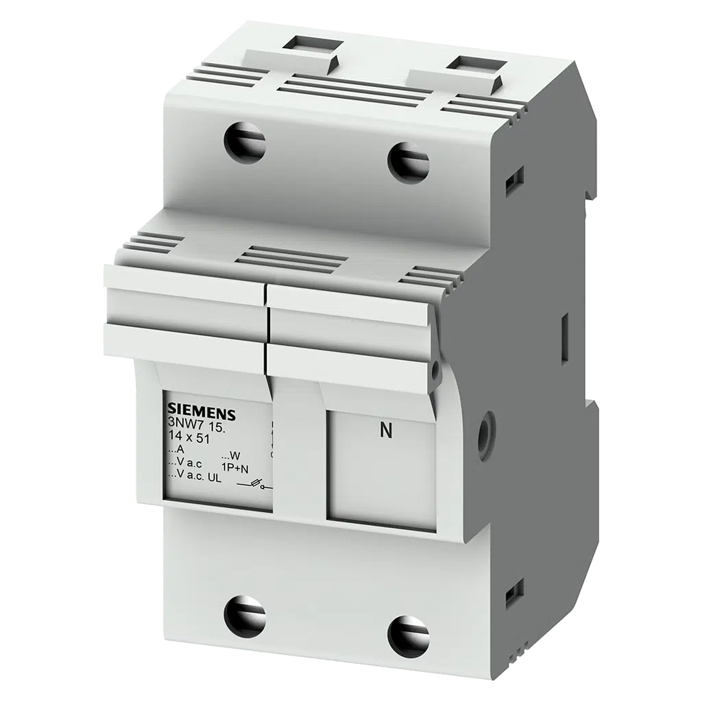 SIE-BASE FUSIV CIL 1P+N 50A 14X51 3NW7151