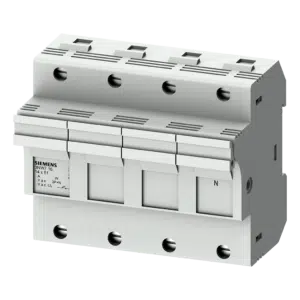 Seccionador Porta Fusíveis Cilindricos 14X51mm 3P+N 50A 3NW7161