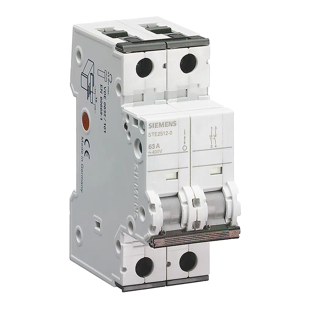 Interruptor Modular 2P 63A 400V 5TE2512-0