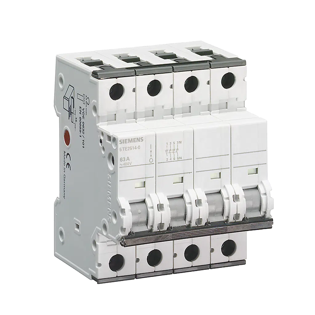 Interruptor Modular 4P 63A 400V 5TE2514-0