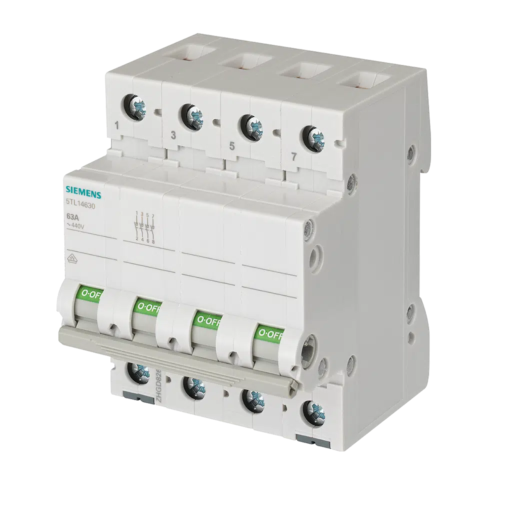 Interruptor Modular 4P 80A 400V 5TL1480-0