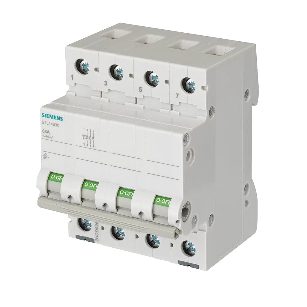 Interruptor Modular 4P 100A 400V 5TL1491-0