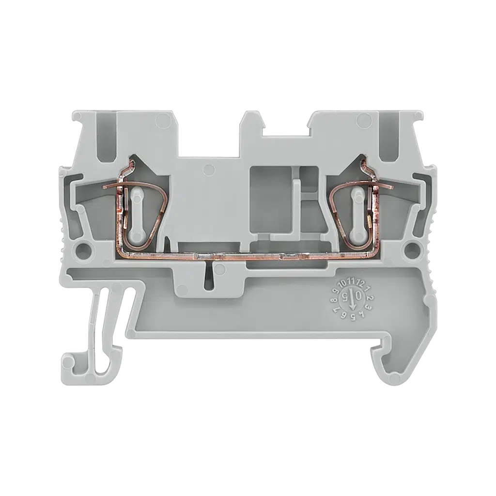 Terminal de Passagem com Mola Cinzento 2,5mm2 8WH2000-0AF00