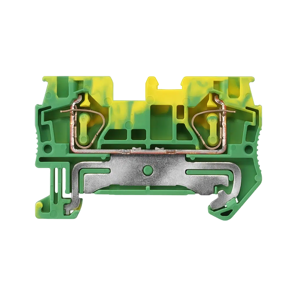 Terminal de Passagem com Mola Verde-Amarelo 4mm2 8WH2000-0CG07