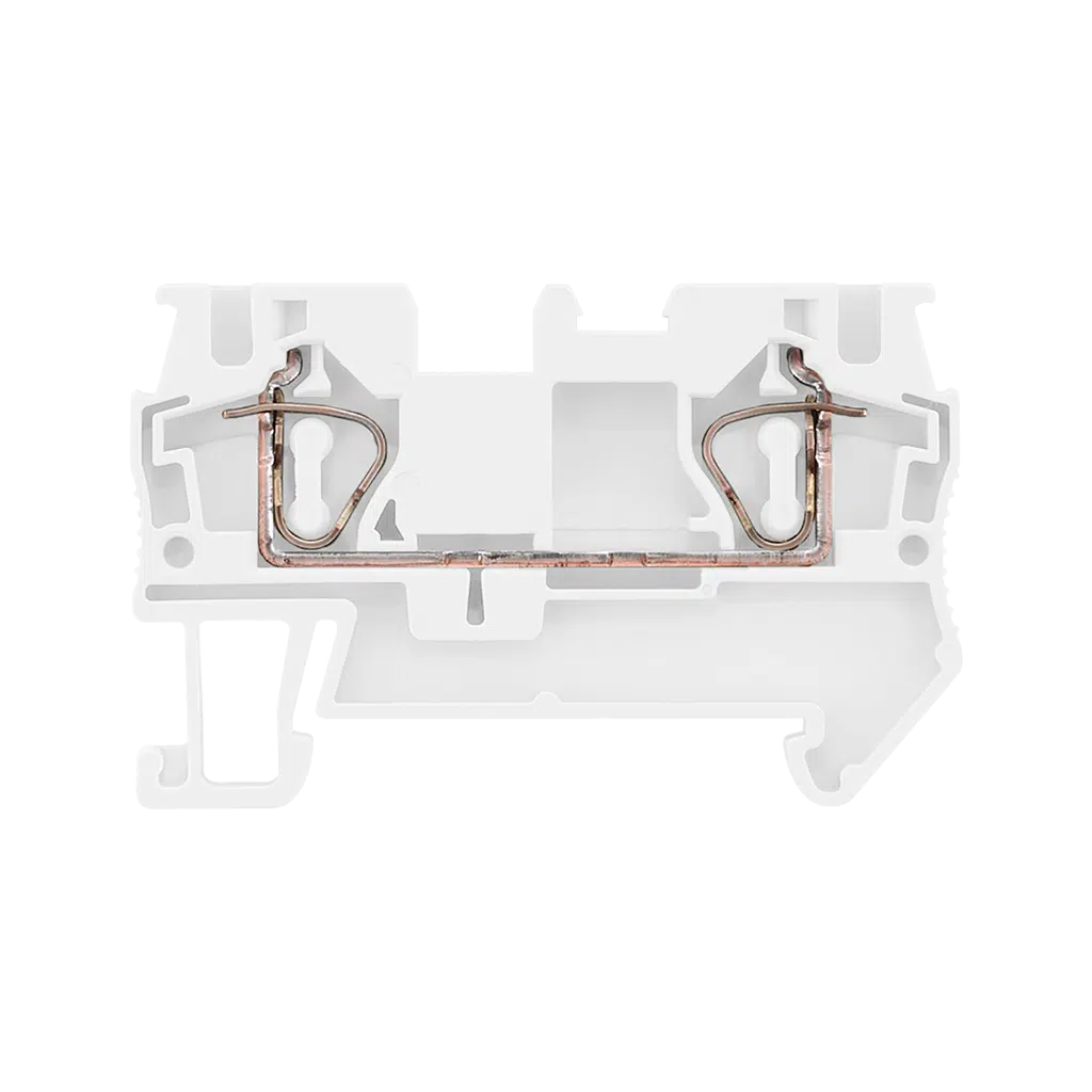 Terminal de Passagem com Mola Branco 4mm2 8WH2000-0AG05