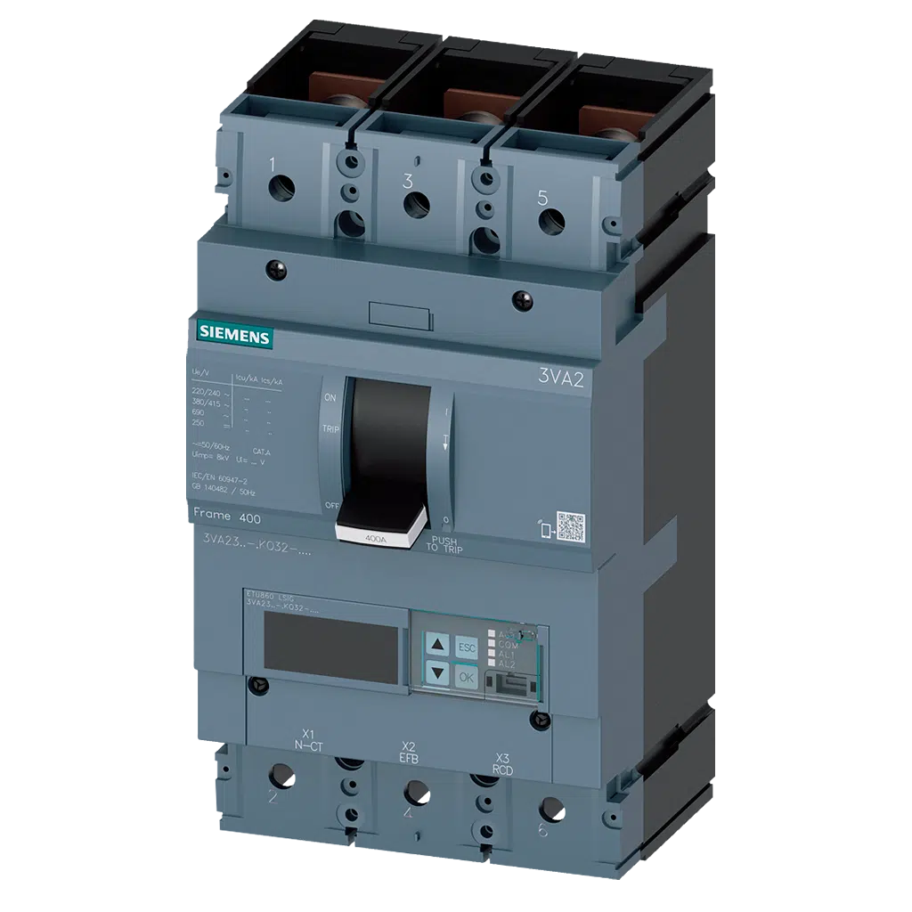 Disjuntor 3P 400A 55KA 3VA2340-5KQ32-0AA0