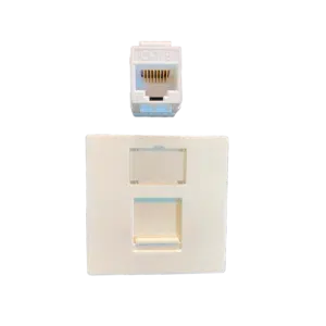 Tomada 2 Mod 45X45mm+1 Conector RJ45 CAT6 2051-2056