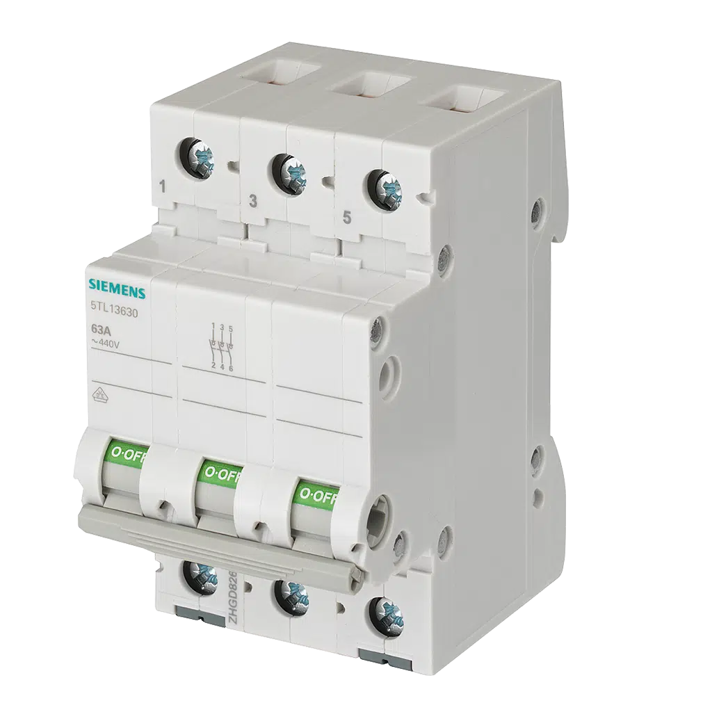 Interruptor Modular 3P 80A 400V 5TL1380-0