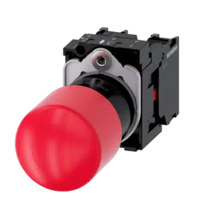 Botoneira de Emergência Vermelha 30MM 1NF+1NA 3SU1100-1GB20-1PA0