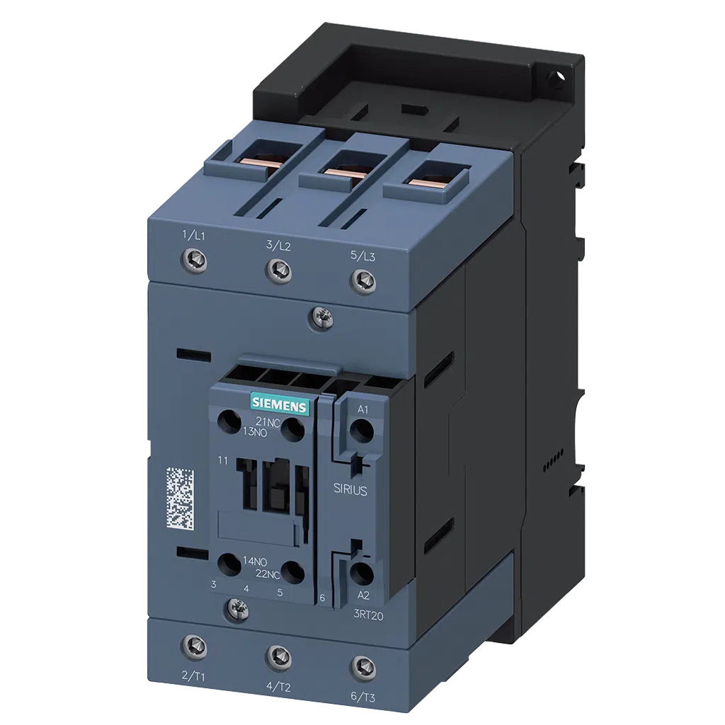 Contactor 3P 1NA+1NF 45KW 95A Bob:400VAC 3RT2046-1AV00