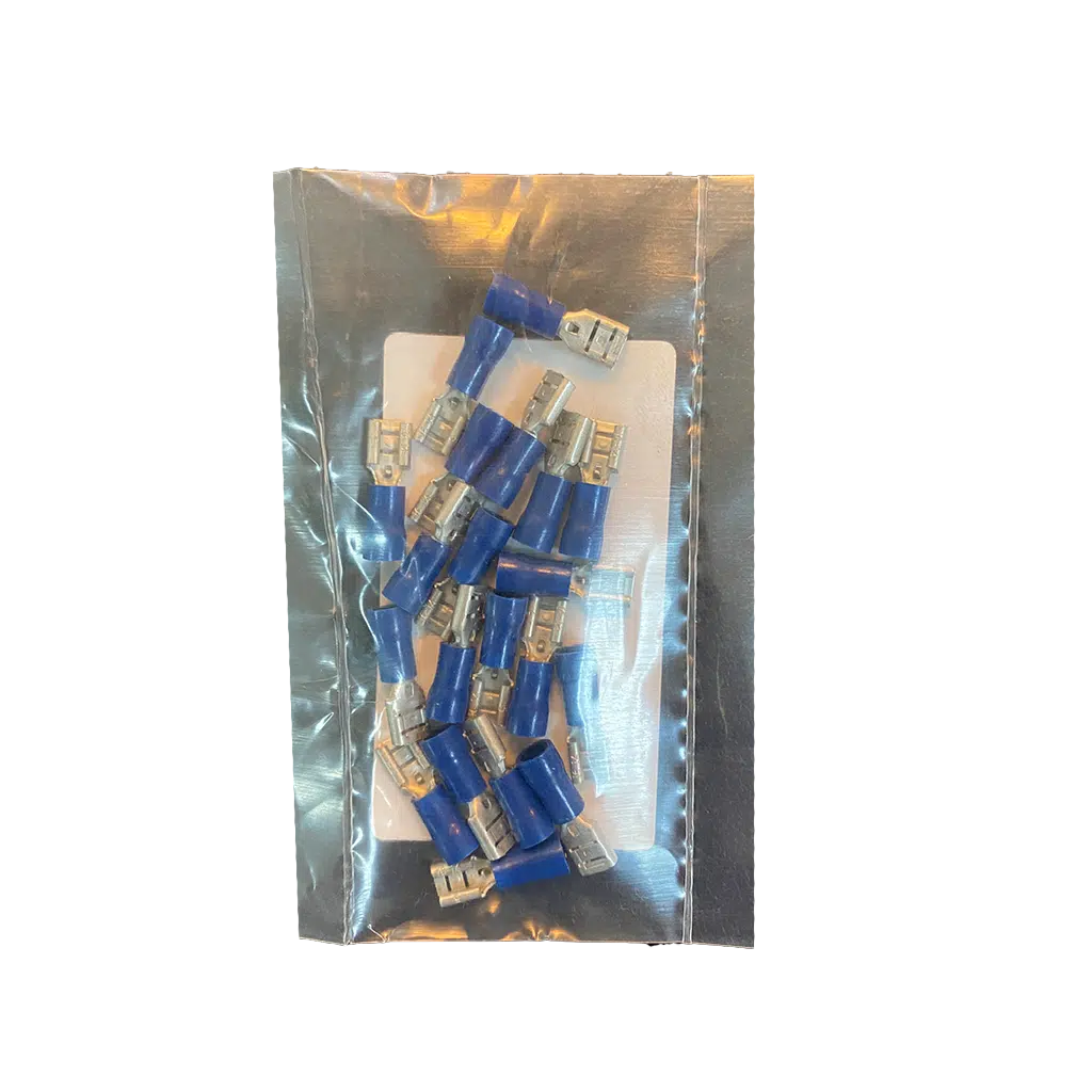 Terminal Faston Fêmea Azul 4,8mm 20 UN