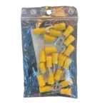 Terminal Forquilha Isolado Amarelo M6 20 UN