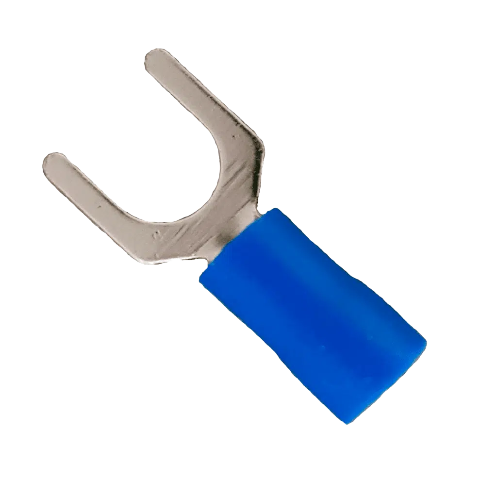 Terminal Forquilha Isolado Azul M5 20 UN - Image 2