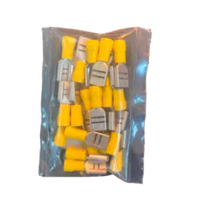 Terminal Faston Fêmea Amarelo 9,5mm 20 UN