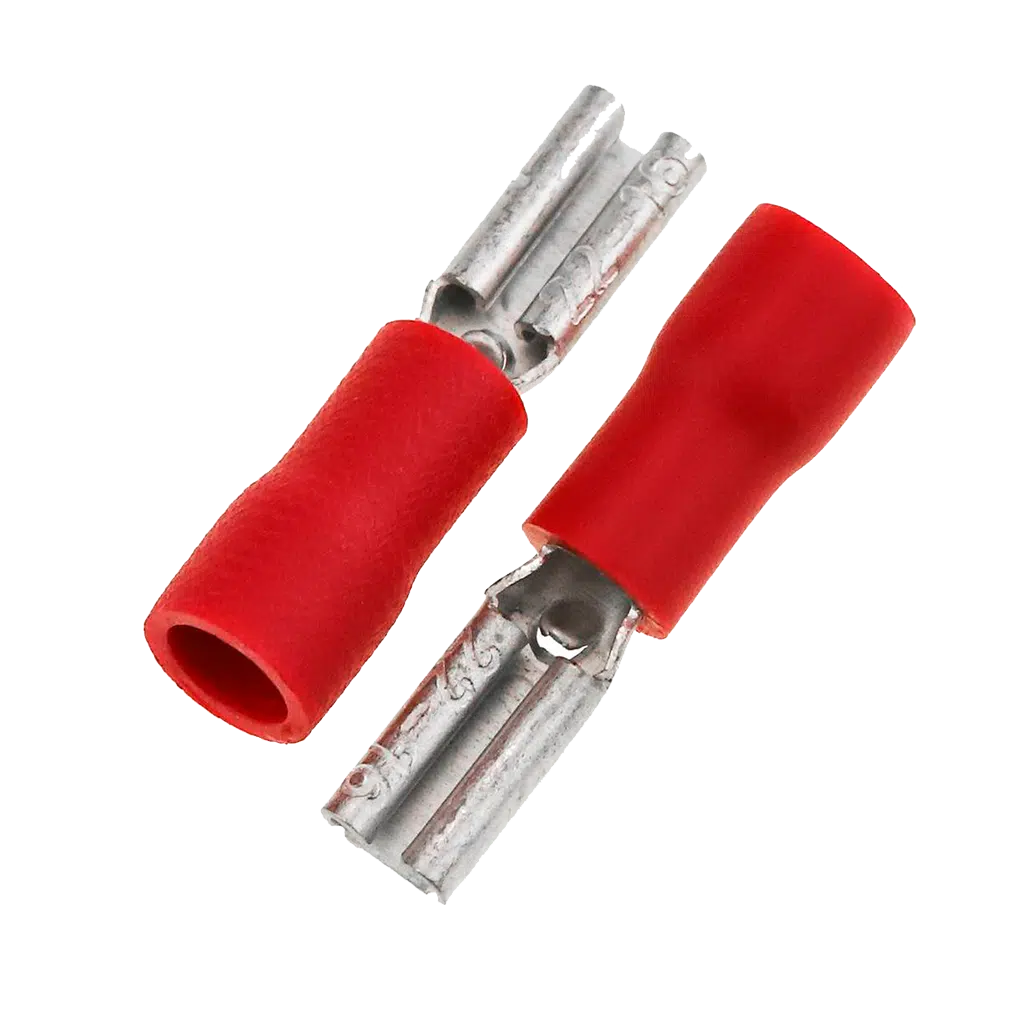 Terminal Faston Fêmea Vermelho 2,8mm 20 UN - Image 2