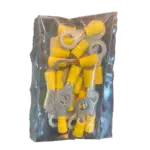 Terminal Olhal Isolado Amarelo M8 20UN