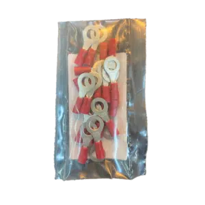 Terminal Olhal Isolado Vermelho M6 20UN