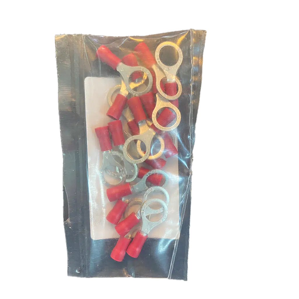 Terminal Olhal Isolado Vermelho M8 20UN