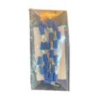 Terminal Forquilha Isolado Azul M4 20 UN