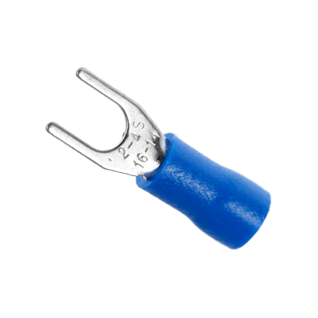 Terminal Forquilha Isolado Azul M4 20 UN - Image 2