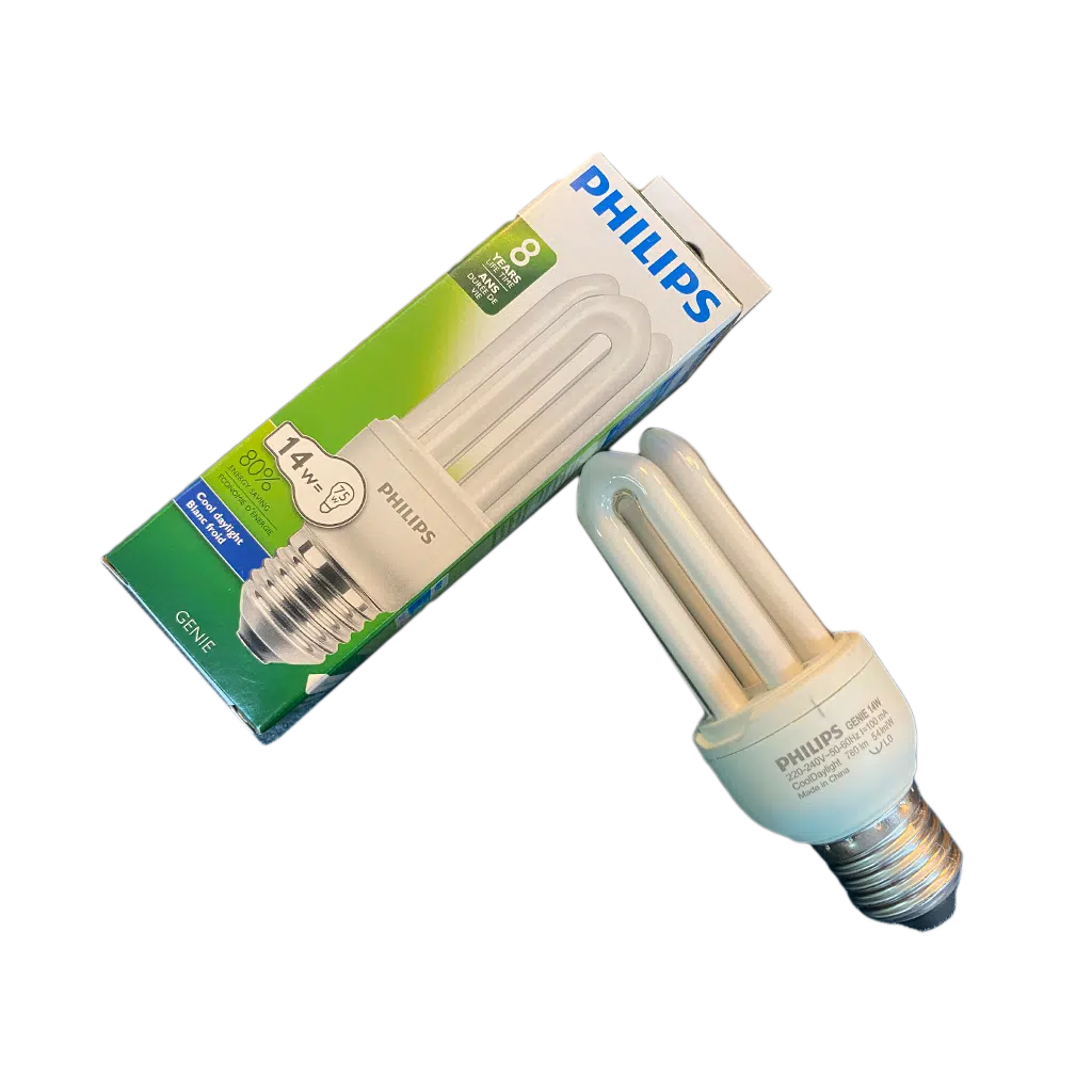 Lâmpada 14W E27 6500K 3U Luz Branca Philips Genie