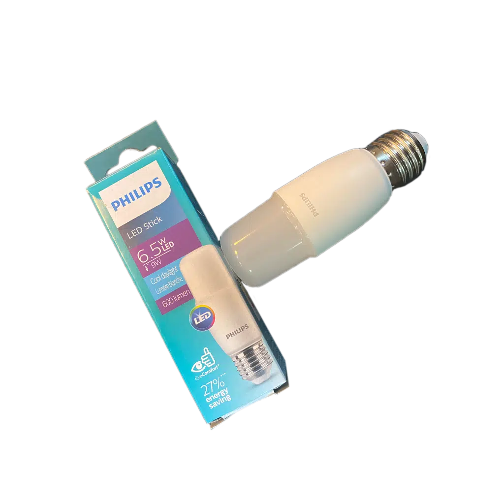 Lâmpada Led 6.5W E27 6500K Philips Stick