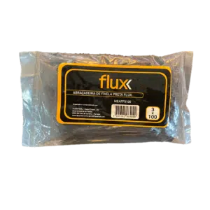 Abraçadeira de Fivela Preta 3X100mm (100Un)