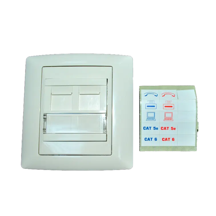 Tomada RJ45 70450 Marfi 2 Saídas com Espelho sem Conector