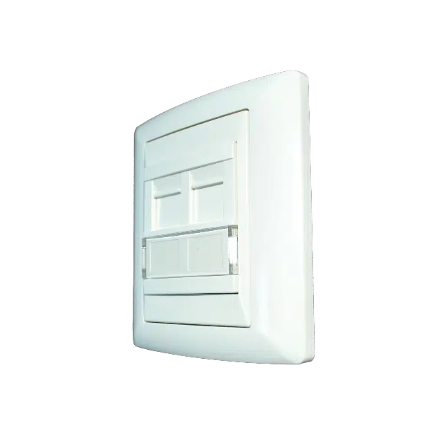 Tomada RJ45 70450 Marfi 2 Saídas com Espelho sem Conector - Image 2