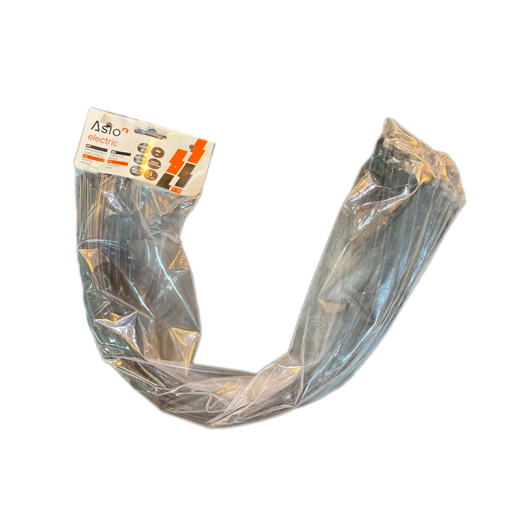 Abraçadeira de Fivela Preta 600X7.5mm (50Un)