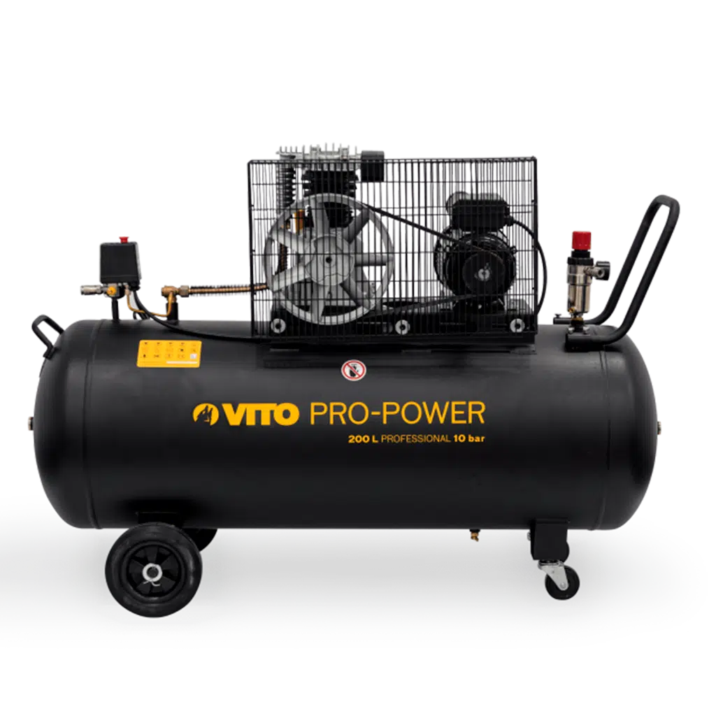Compressor com Correias 200L 10BAR 4CV