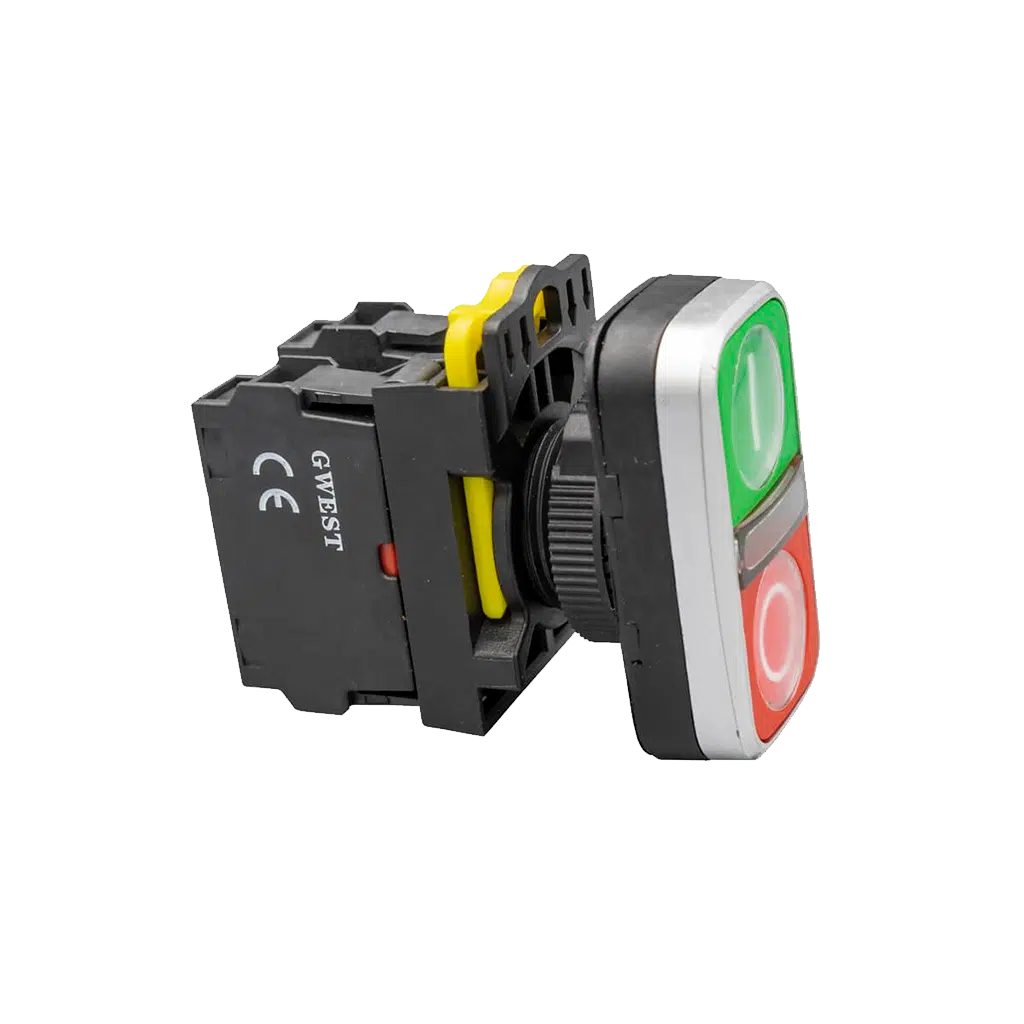 Botoeira de Pressão Dupla Vermelho/Verde A5-11R - Image 2
