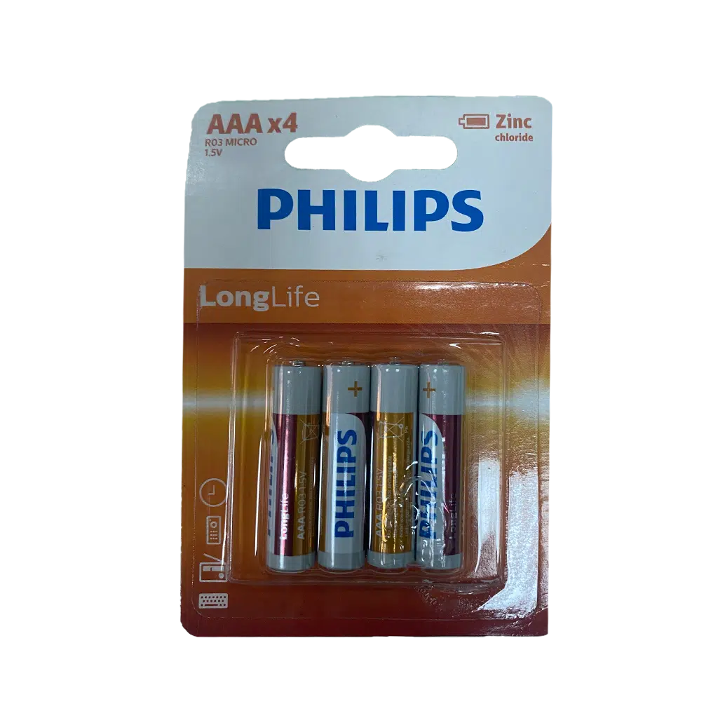 Pilha R03 Micro 1.5V 4XAAA R03L4B/10