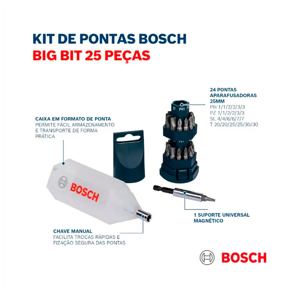 Conjunto de 25 Pontas de Aparafusar BIG BIT 2607019503 - Image 3