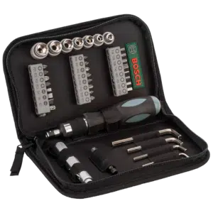 Jogo de Pontas e Soquetes com 38 Peças