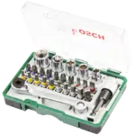 Conjunto de 27 Peças de Aparafusar com Roquete 2607017160
