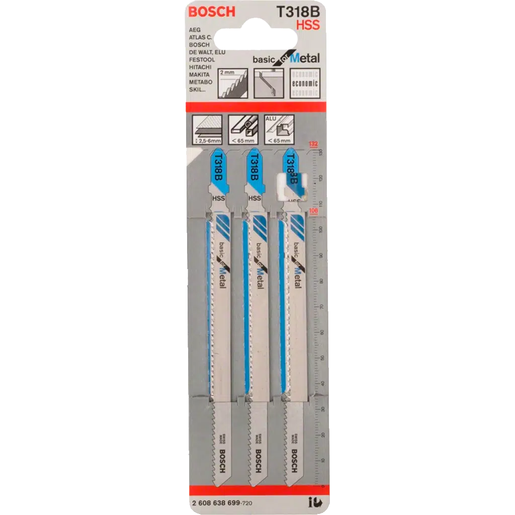 Lamina de Serra Vertical T 318 B BASIC FOR METAL 2608638699 - Image 2