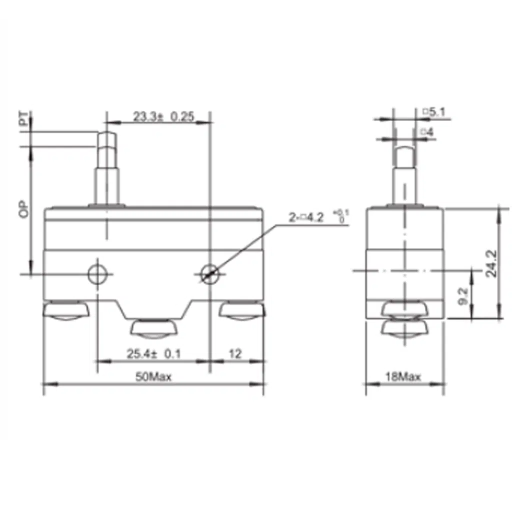 Fim de Curso ONKA 1NO+1NC 6813  AZ-15GS-B - Image 2