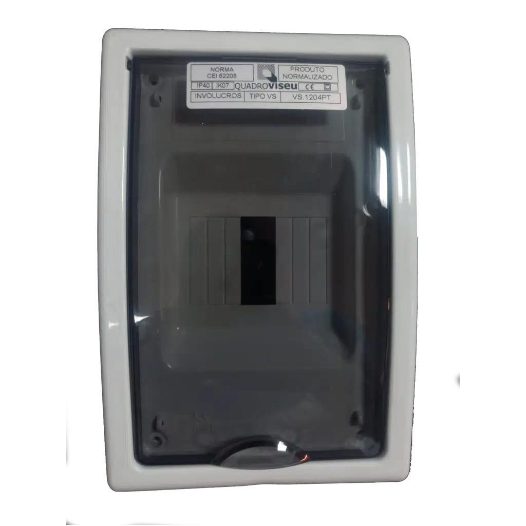 Quadro de Distribuição 4 Mod Ext Plast VS.1204 150X225X95mm