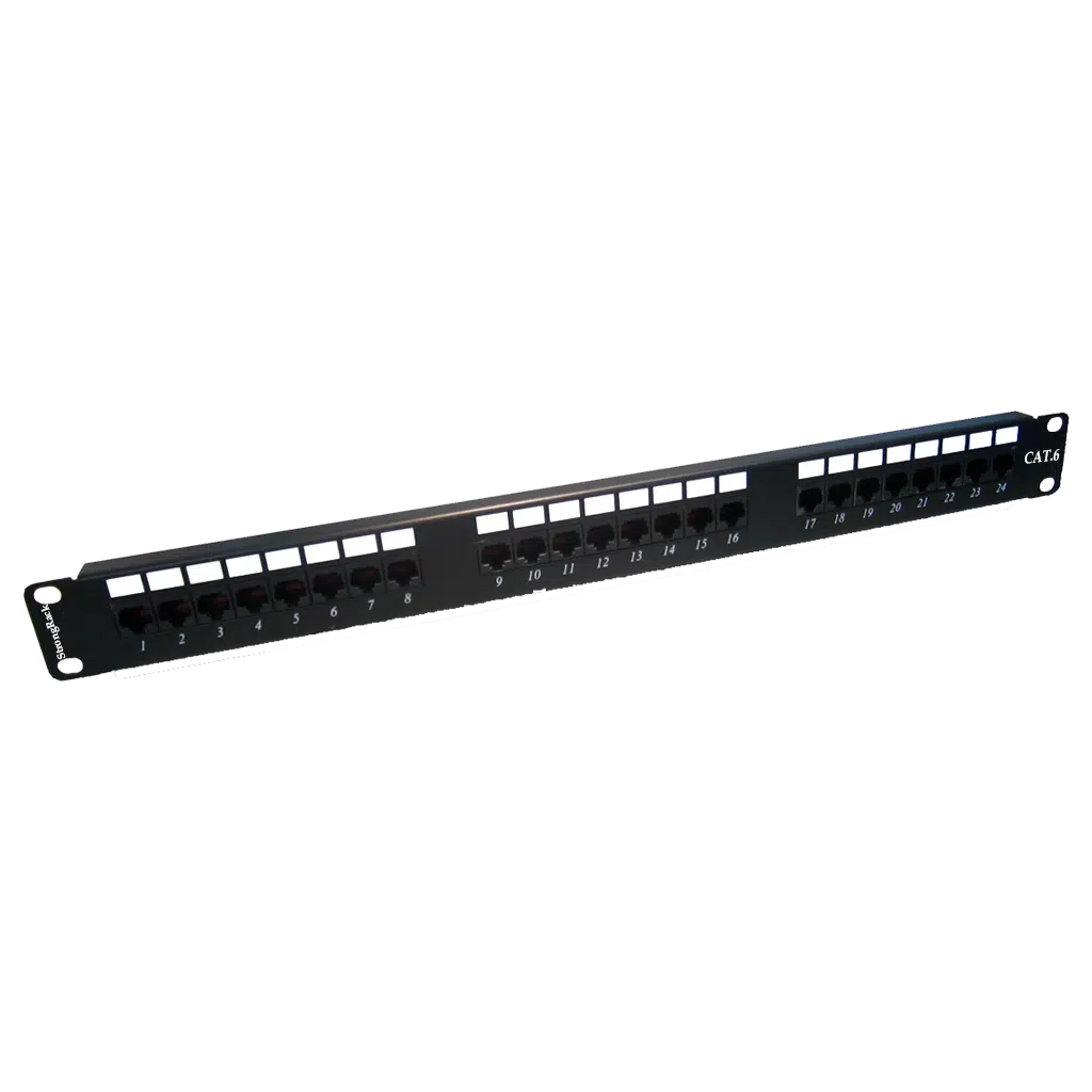 PAINEL DADOS 19" CAT6 1U  24 PORTAS