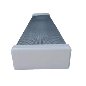 Armadura Prismática para Lâmpada T8 Fluorescente 2x58W