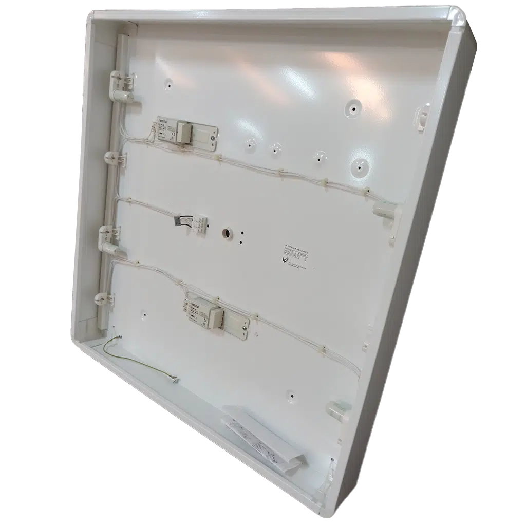 Armadura Prismática para Lâmpada T8 Fluorescente 4x18W - Image 3