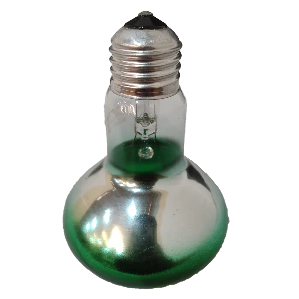 Lâmpada Refletora 80mm Verde 60W E27 - Image 3