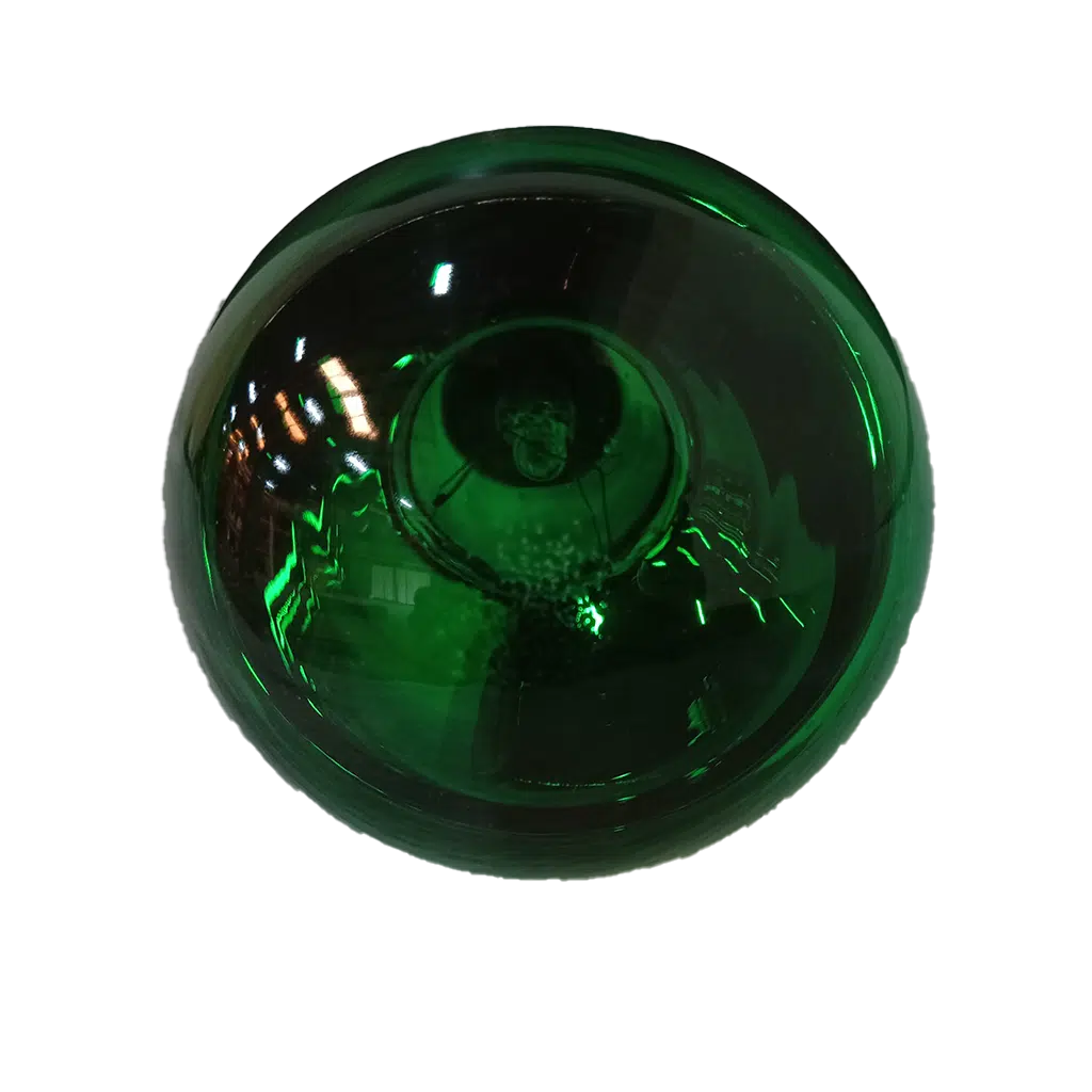 Lâmpada Refletora 80mm Verde 60W E27