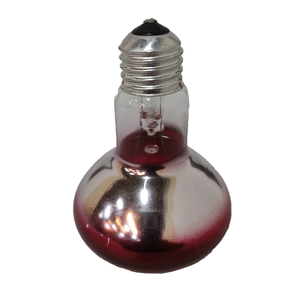 Lâmpada Refletora Vermelha E27 60W 80mm