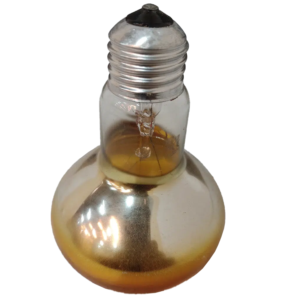 Lâmpada Refletora 80mm Amarela 60W E27 - Image 2