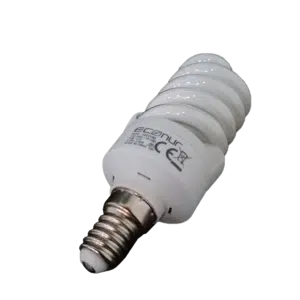 Lâmpada Económica 15W E14 Espiral 27K VITO-ECONUR Re.1411180/1411190